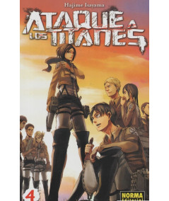 ATAQUE A LOS TITANES 4 Comic y Manga