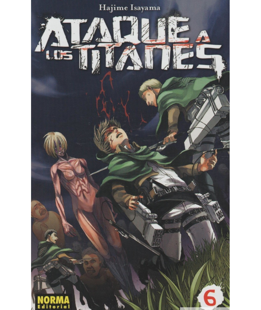 ATAQUE A LOS TITANES 6 Comic y Manga