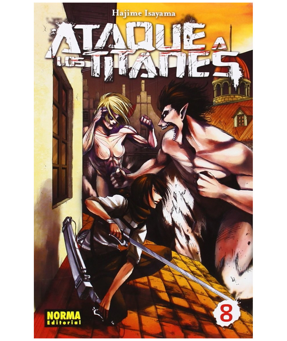 ATAQUE A LOS TITANES 8 Comic y Manga