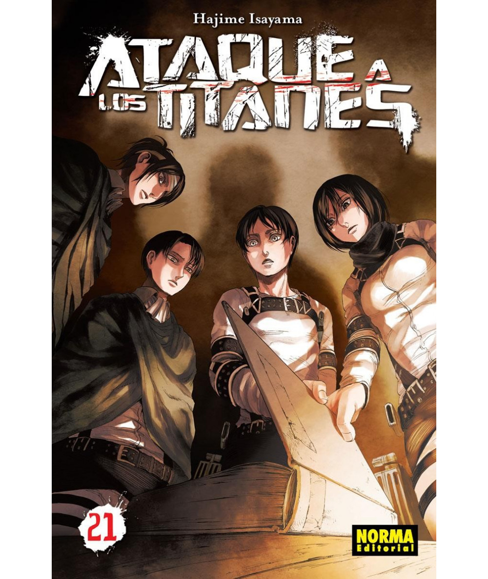 ATAQUE A LOS TITANES 21 Comic y Manga