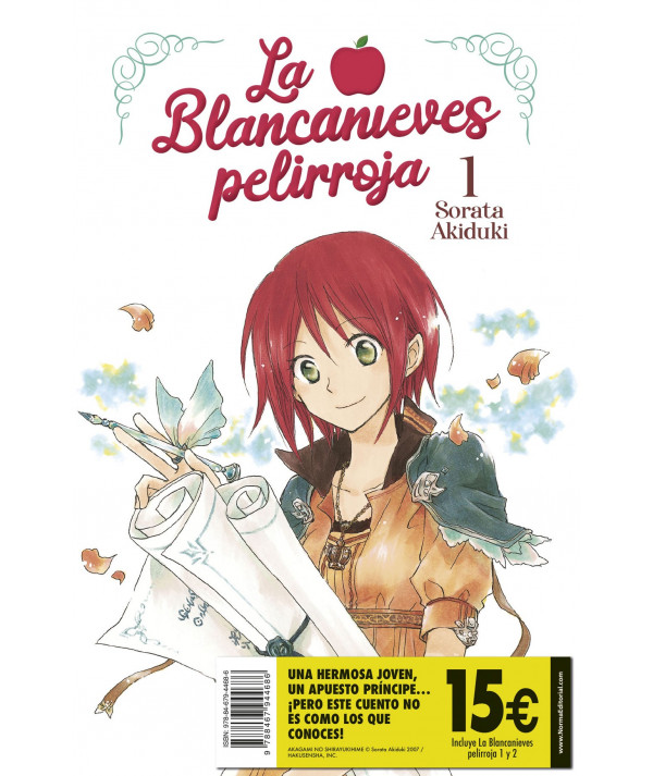 PACK DE INICIACIÓN LA BLANCANIEVES PELIRROJA Comic y Manga