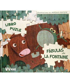 FABULAS DE LA FONTAINE LIBRO PUZZLE + 5 AÑOS Infantil