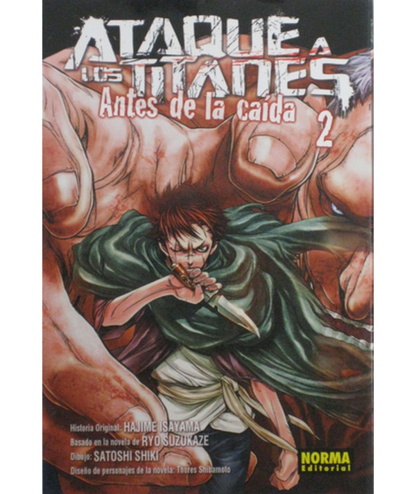 ATAQUE A LOS TITANES: ANTES DE LA CAÍDA 2 Comic y Manga