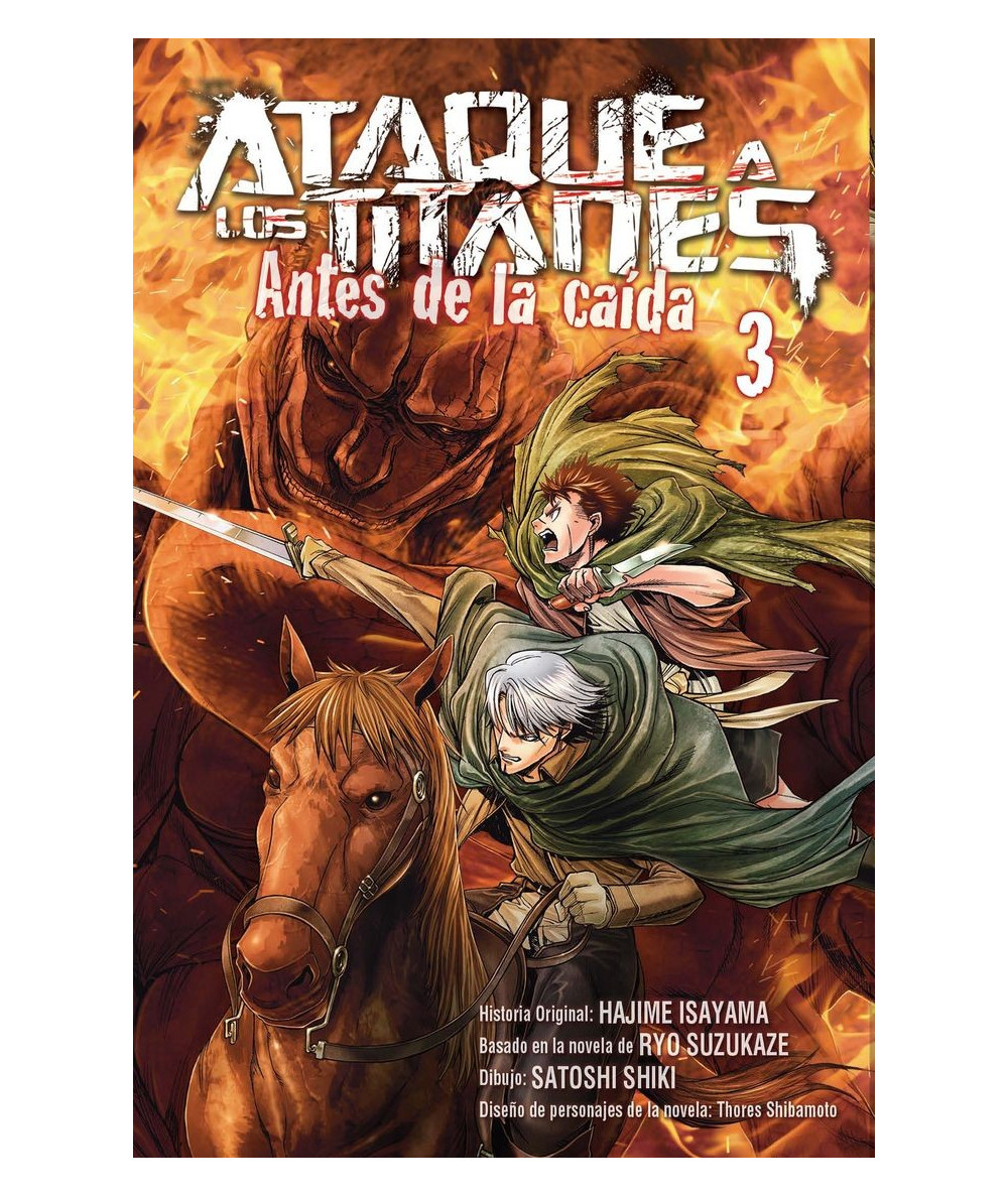 ATAQUE A LOS TITANES: ANTES DE LA CAÍDA 3 Comic y Manga