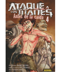 ATAQUE A LOS TITANES: ANTES DE LA CAÍDA 4 Comic y Manga