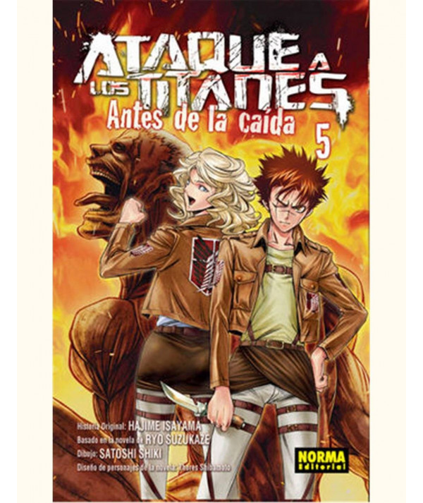ATAQUE A LOS TITANES: ANTES DE LA CAÍDA 5 Comic y Manga