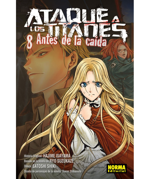 ATAQUE A LOS TITANES: ANTES DE LA CAÍDA 8 Comic y Manga