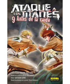 ATAQUE A LOS TITANES: ANTES DE LA CAÍDA 9 Comic y Manga