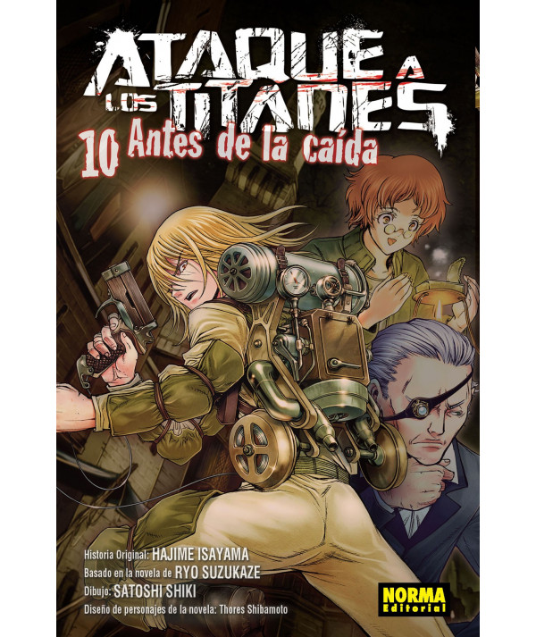 ATAQUE A LOS TITANES: ANTES DE LA CAÍDA 10 Comic y Manga