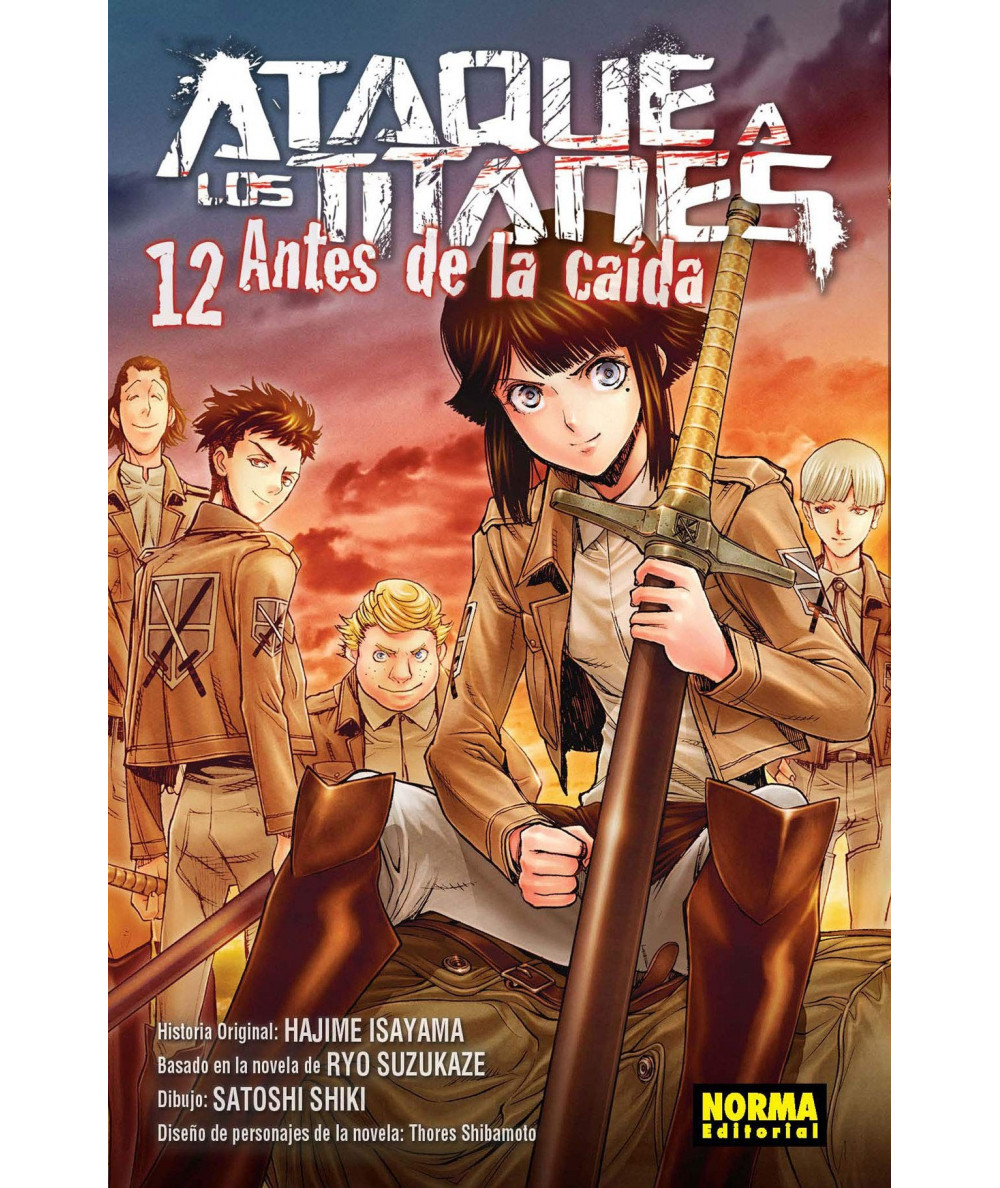 ATAQUE A LOS TITANES: ANTES DE LA CAÍDA 12 Comic y Manga