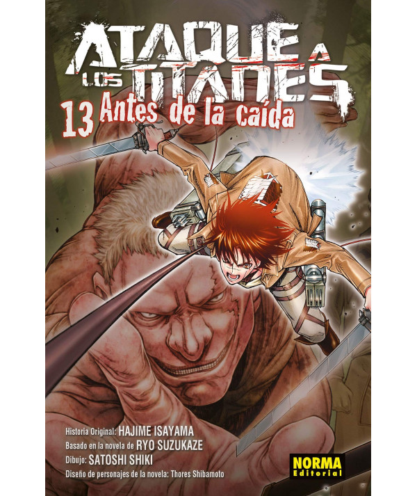 ATAQUE A LOS TITANES ANTES DE LA CAÍDA 13 Comic y Manga