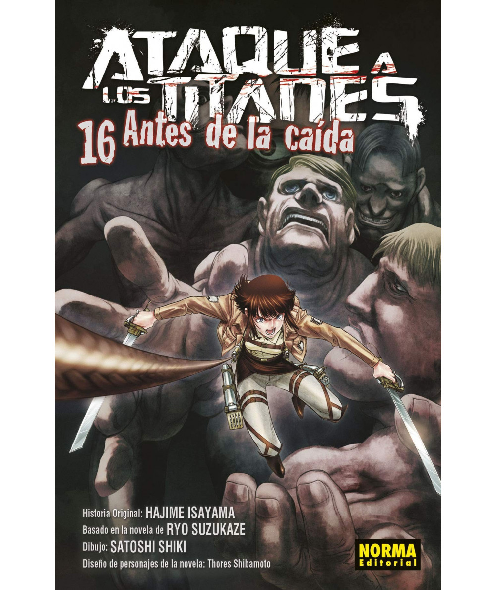 ATAQUE A LOS TITANES: ANTES DE LA CAÍDA 16 Comic y Manga