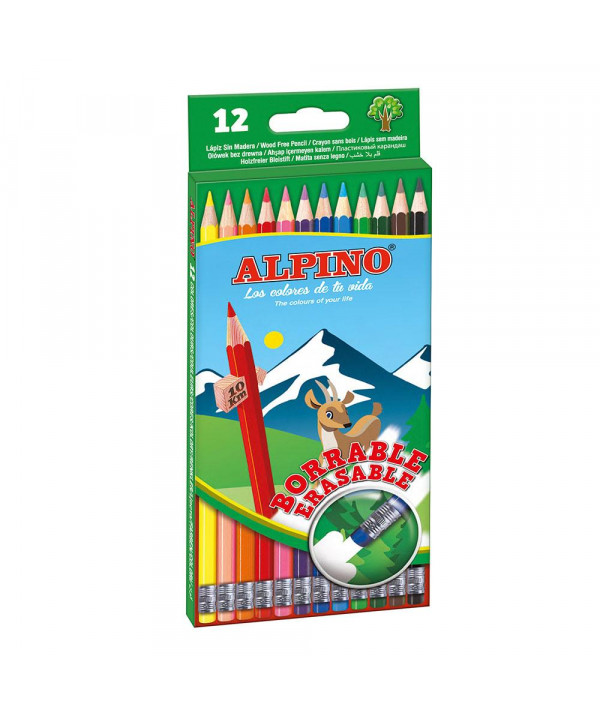 Lápiz color Alpino borrable LAPICES DE COLORES